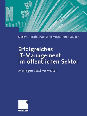 cover image of Erfolgreiches IT-Management im öffentlichen Sektor